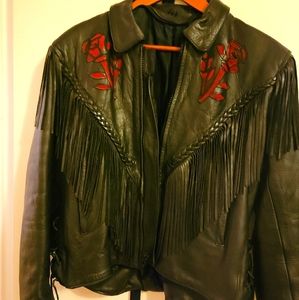 Womens leather jacket